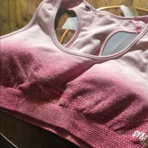 Gymshark pink ombré sports bra - Small